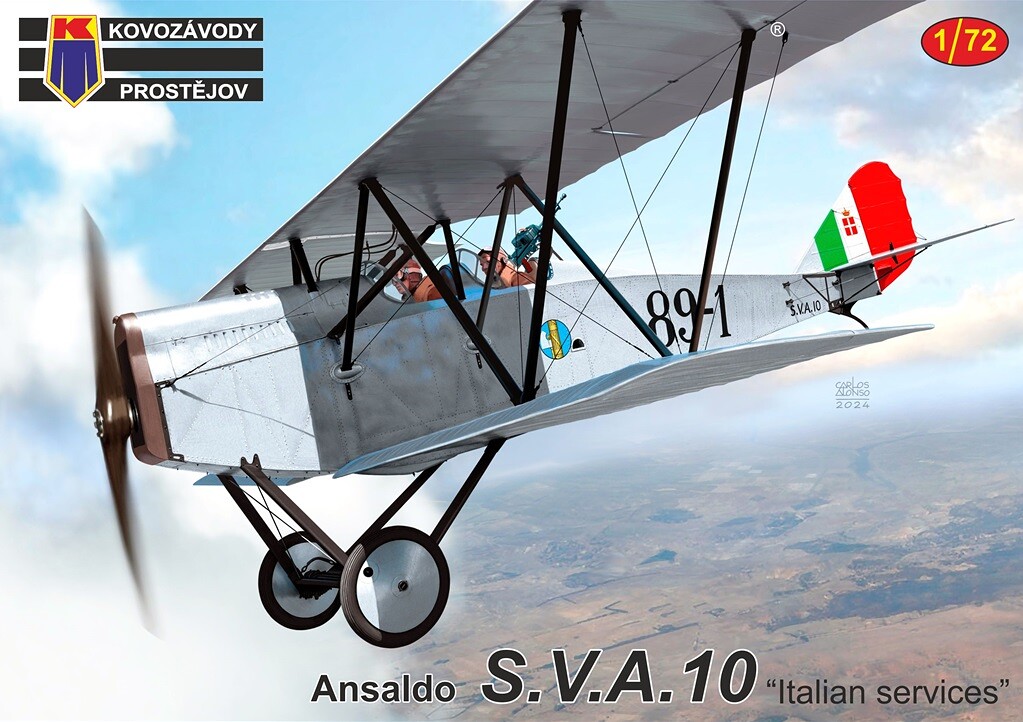 1:72 Kovozávody KPM447 Ansaldo S.V.A.10 "Italian services" 1/72 - 141/KPM447 - expresní doprava