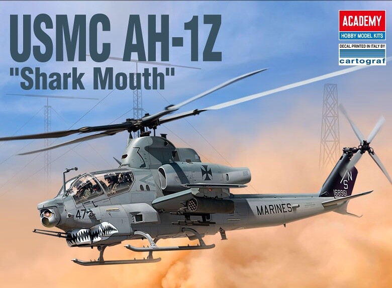 1:35 Academy 12127 USMC AH-1Z "Shark Mounth" - 101/12127 - expresní doprava