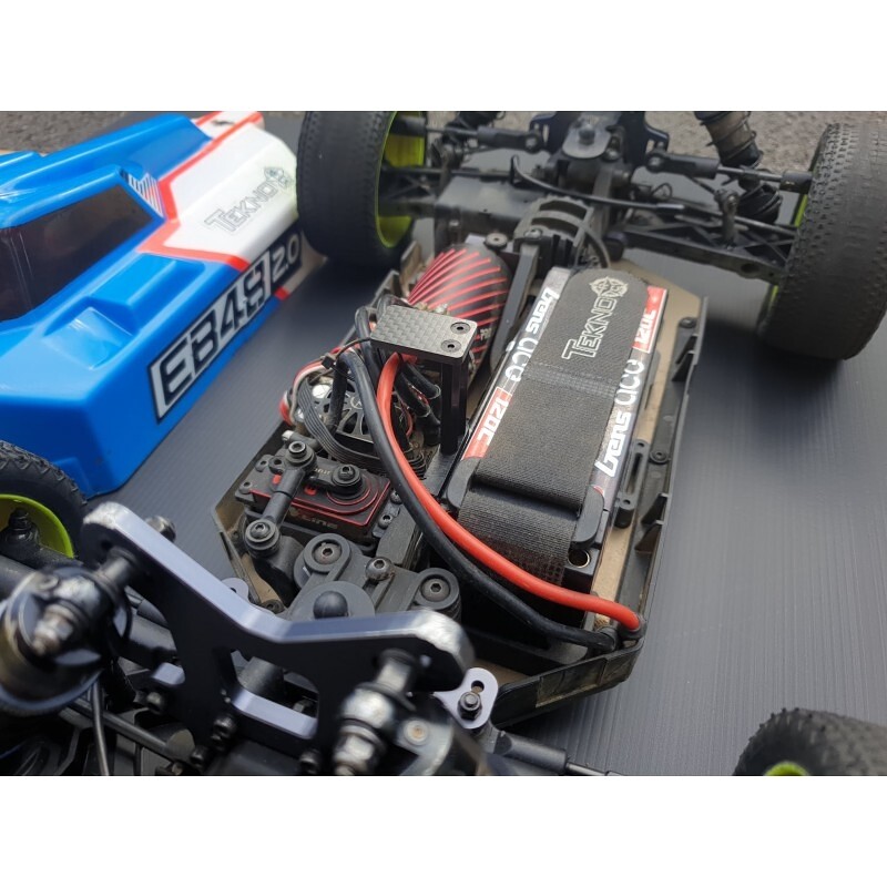 EB48 2.0 ET48 2.0 Tekno Buggy LapMonitor držiak pre transpondér/personálny čip MT10_EB48_ET48_ECO