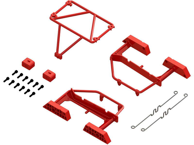 Arrma ochranná klec Desert Truck červená: Grom - ARA320820 - expresní doprava