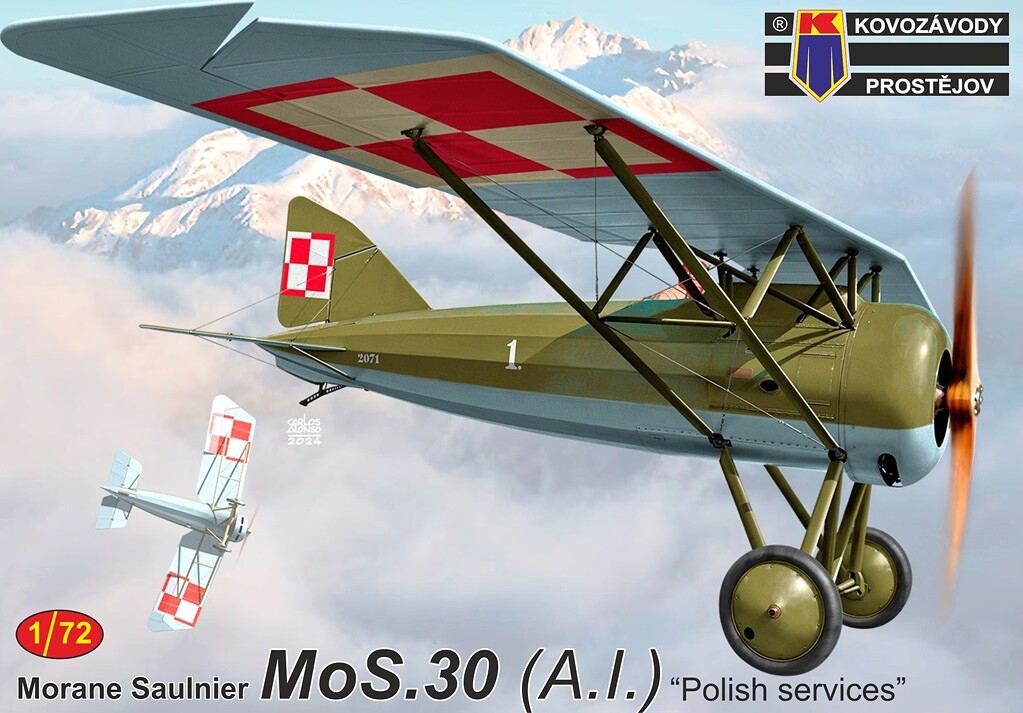 1:72 Kovozávody KPM456 Morane Saulnier MoS.30(A.I)"Polish servi - 141/KPM456 - expresní doprava