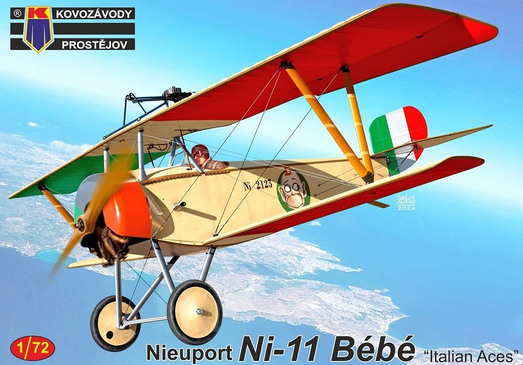 1:72 Kovozávody KPM450 Nieuport Ni-11 Bébé"Italian Aces" 1/72 - 141/KPM450 - expresní doprava