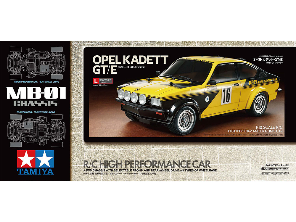 Tamiya 58729 MB-01 Opel Kadett GT/E - 108/58729 - expresní doprava