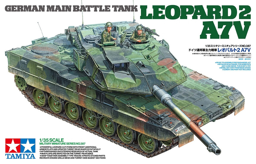 1:35 Tamiya 35387 Leopard 2 A7V 1/35 - 108/35387 - expresní doprava