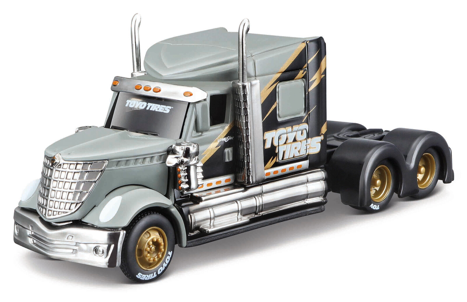 Maisto - Design Custom Rigs, International Lone Star, šedá, 1:64 - 101212389-18828G - expresní doprava