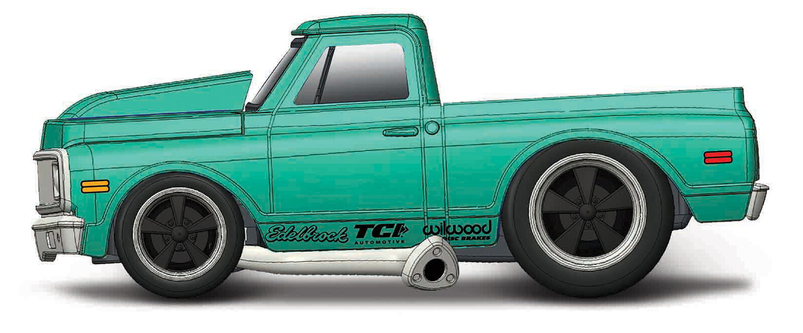 Maisto - Muscle Machines - 1972 Chevrolet C10 Pickup, 1:64 - 101215580 - expresní doprava