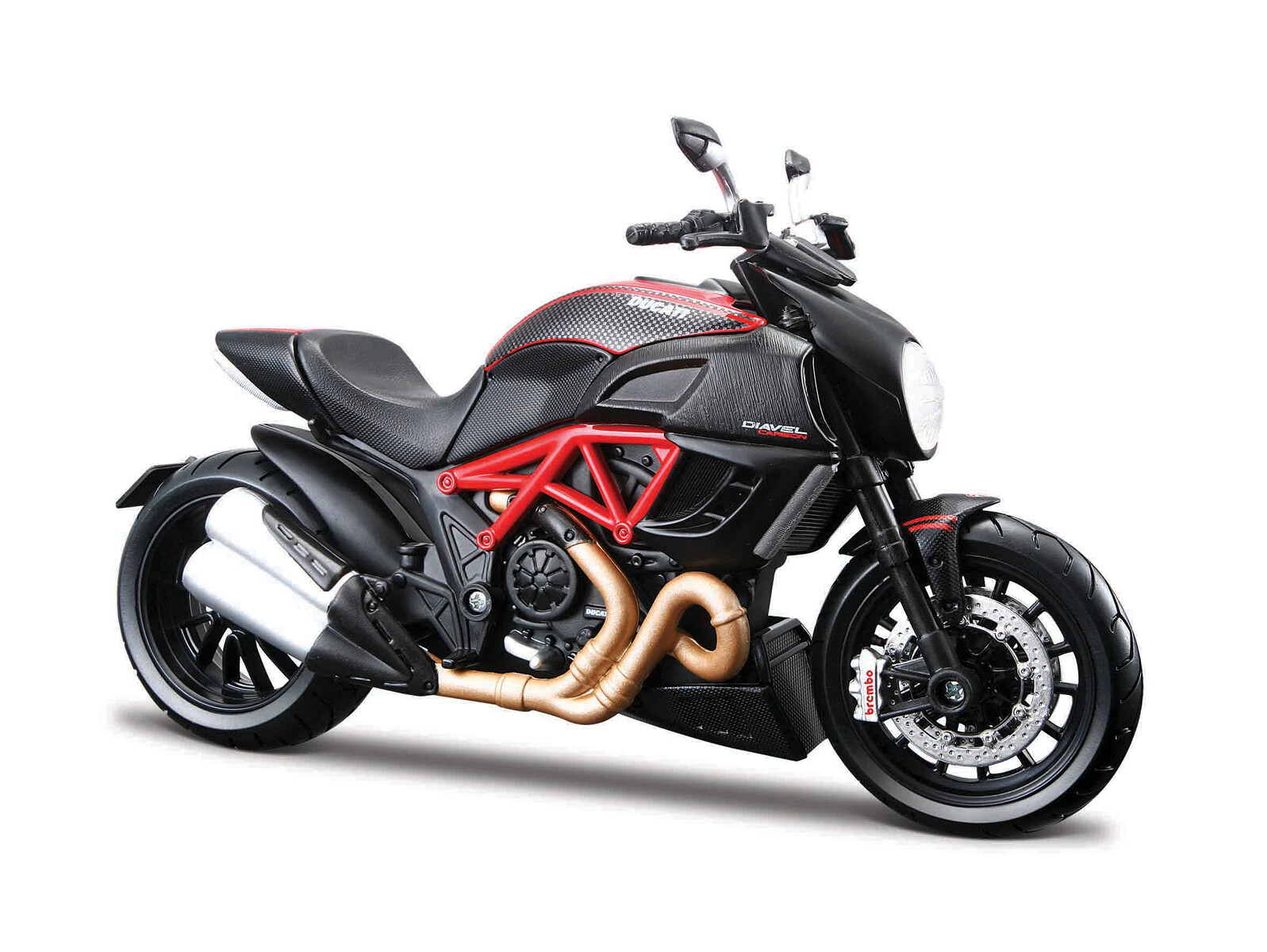 Maisto - Motocykl, Ducati Diavel Carbon, 1:12 - 101231101-196 - expresní doprava