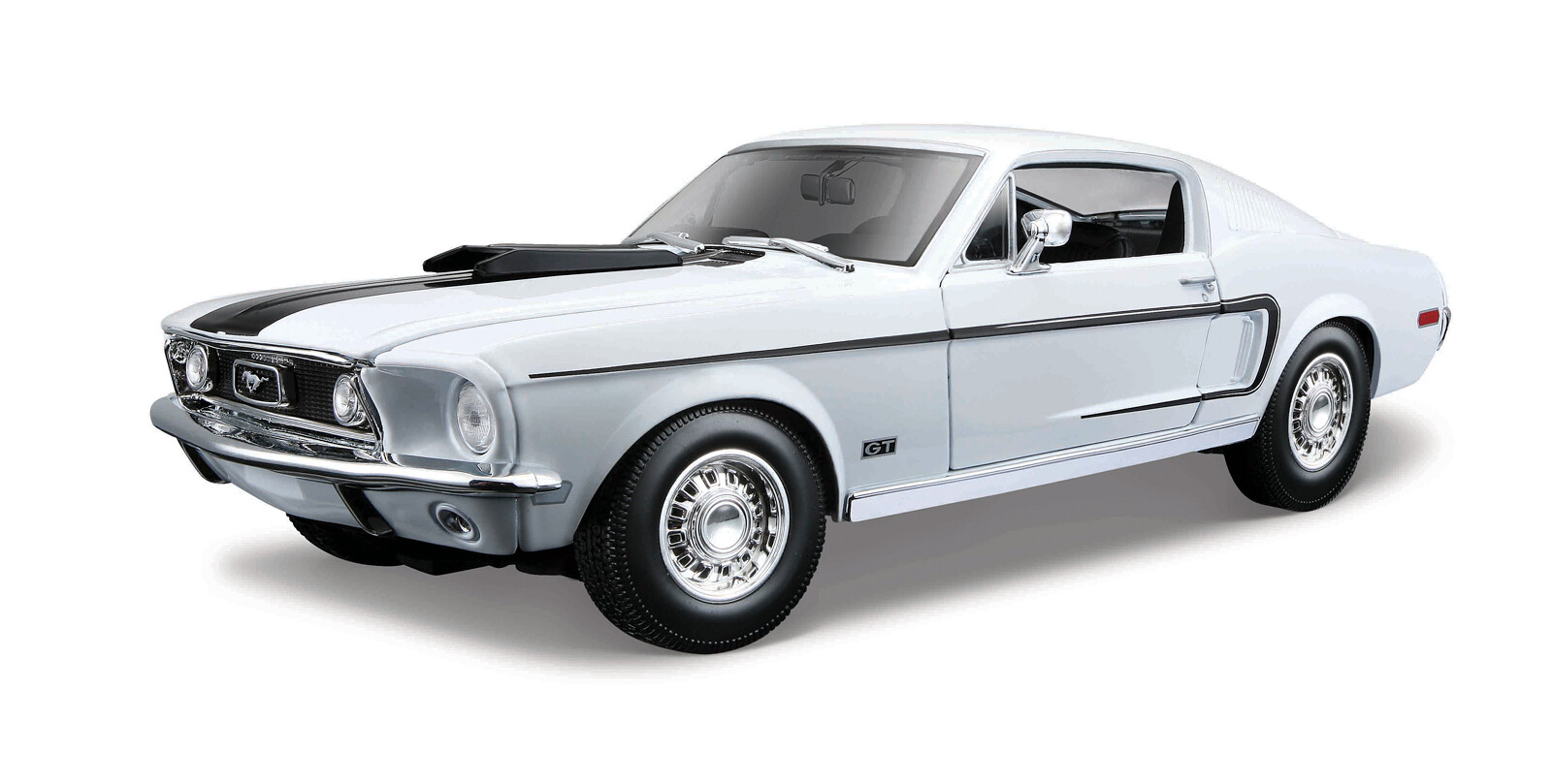 Maisto - Ford Mustang GT Cobra Jet FB 1968, metal modrá, 1:18 - 101231167B - expresní doprava