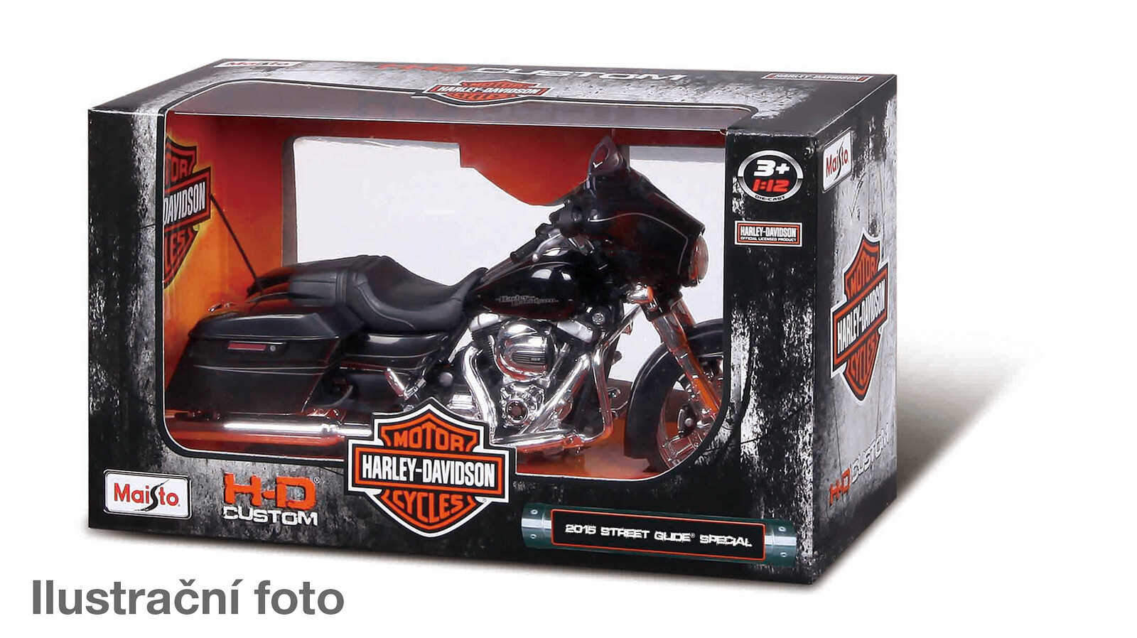 Maisto – Motocykl – HARLEY DAVIDSON MOTORCYCLES, assort, 1:12 - 101232320-32336 - expresní doprava