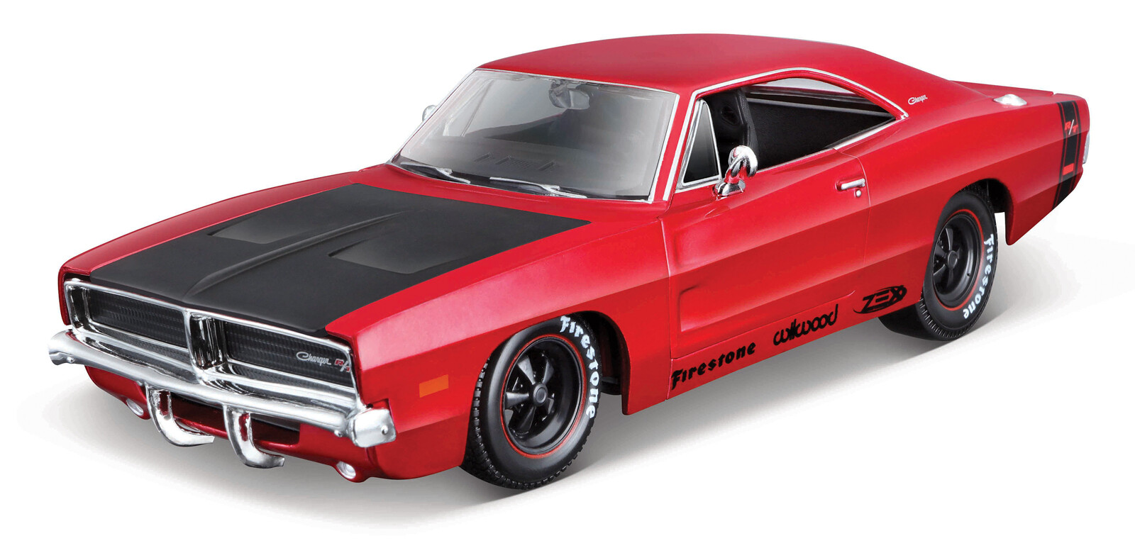 Maisto - 1969 Dodge Charger R/T, červená, Classic Muscle, 1:25 - 101232537 - expresní doprava