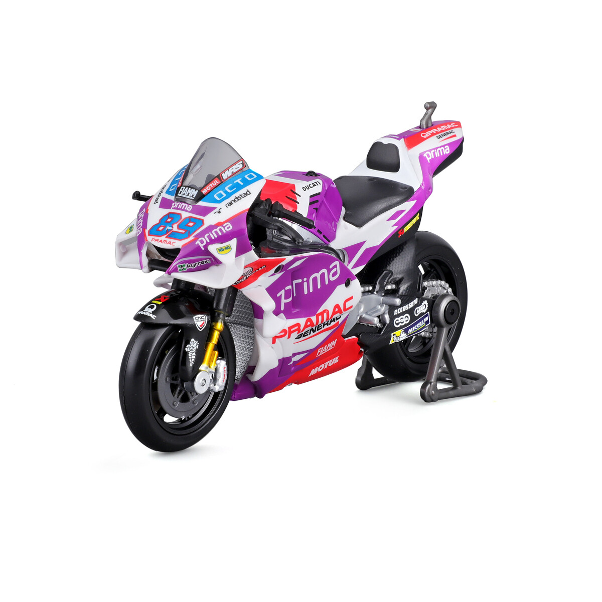 Maisto - Motocykl, Ducati Pramac racing 2022 ((89 Jorge Martin), 1:18 - 101236390-89 - expresní doprava