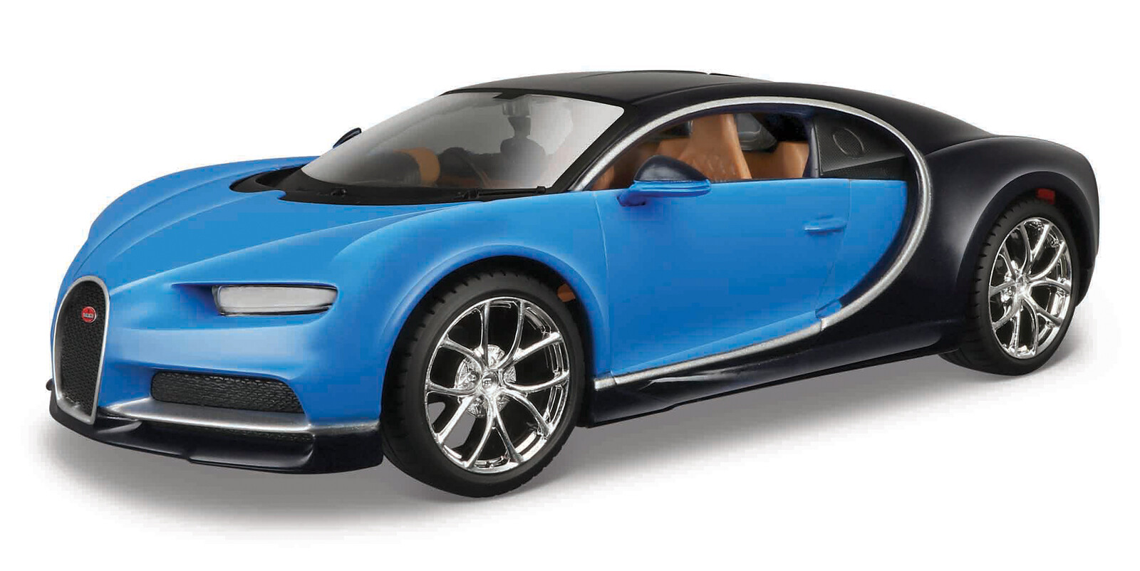 Maisto - Bugatti Chiron, modrá, assembly line, 1:24 - 101239514 - expresní doprava