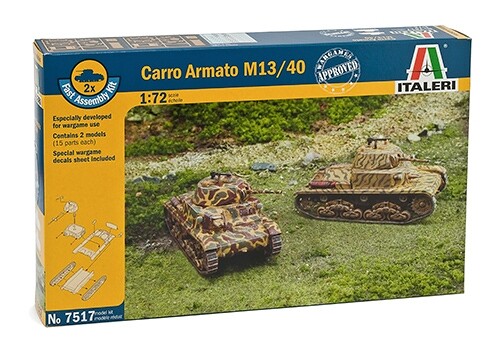 Italeri Fast Assembly tanky 7517 - Carro Armato M13/40 (1:72) - 33-7517 - expresní doprava