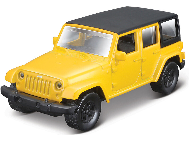 Maisto Jeep Wrangler Unlimited 2015 1:41 žlutá - MA-21001-19038 - expresní doprava