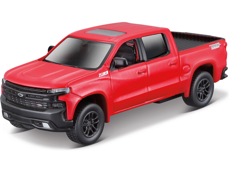 Maisto Chevrolet Silverado Z71 2019 1:52 červená - MA-21001-19109 - expresní doprava