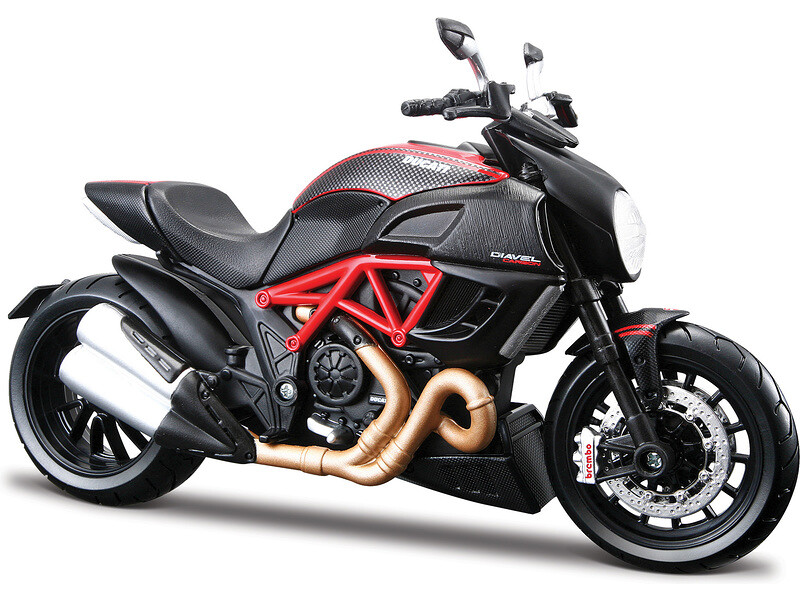 Maisto Ducati Diavel Carbon 1:12 - MA-31101-00196 - expresní doprava