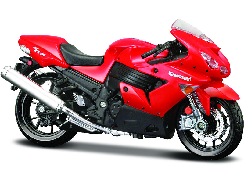 Maisto Kawasaki Ninja ZX-14R 1:18 modrá - MA-39300-06187 - expresní doprava