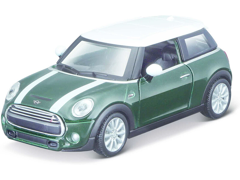 Maisto MINI Copper S 1:39 zelená metalíza - MA-21001-16908 - expresní doprava