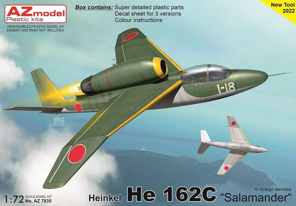 1:72 AZ Model AZ7835 Heinkel He 162C "Salamander"In foreign s - 141/AZ7835 - expresní doprava