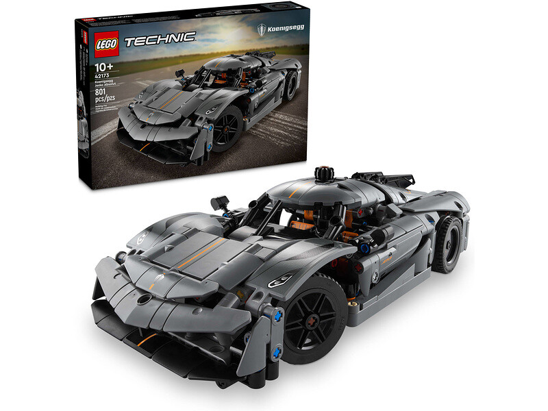 LEGO Technic - Šedé hyperauto Koenigsegg Jasko Absolut [LEGO42173]