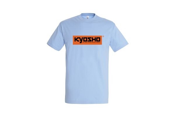 Kyosho T-Shirt Spring 24 Sky Blue/Orange Ltd - L - K.88252-L - expresní doprava