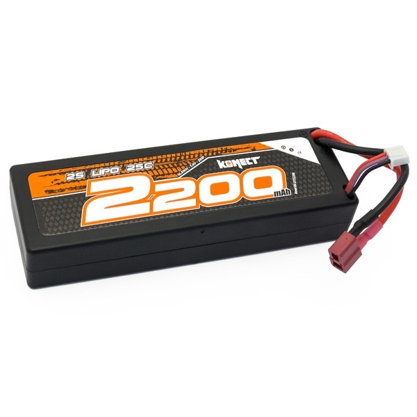 KONECT LiPo 2200mah 7.4V 25C 2S1P 16,5Wh (T-Dean ) - KN-LP2S2200 - expresní doprava