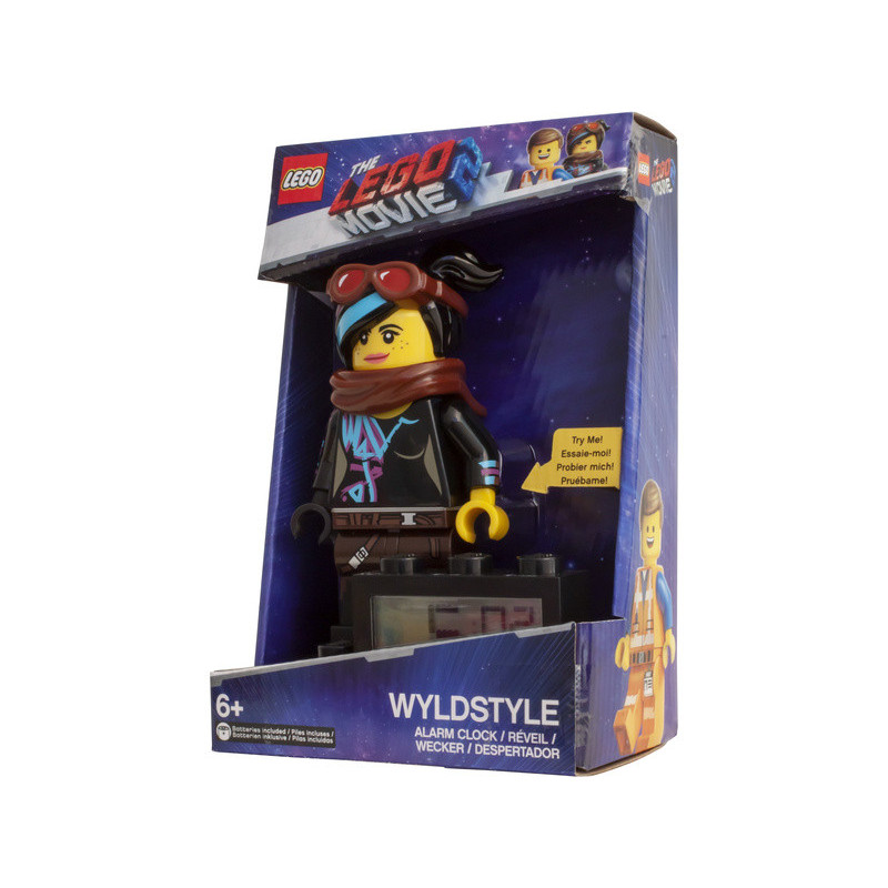 Lego wyldstyle alarm fashion clock