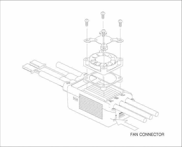 Graupner/SJ Větrák pro BRUSLESS + T HV regualce - S8365 - expresní doprava