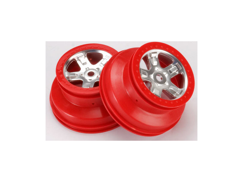 Traxxas disk 2.2/3.0" SCT saténovo-červený (2) [TRA5972A]