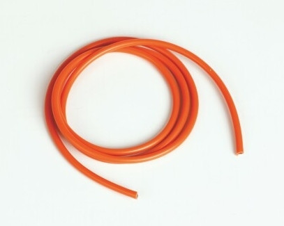 Graupner/SJ Silikonový kabel 2,6qmm, 13AWG, 1metr, oranžový - R8043 - expresní doprava