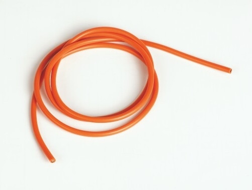 Silikónový kábel 3,3qmm, 12AWG, 1meter, oranžový [R8051]