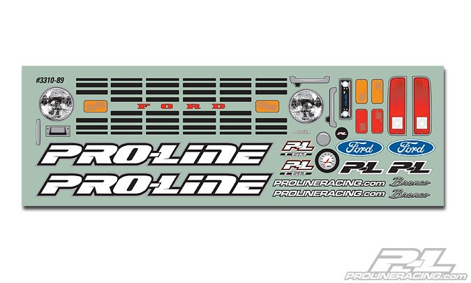 ProLine Karoserie čirá 1973 Ford Bronco 12.0" (305mm) - PL3313-60 - expresní doprava