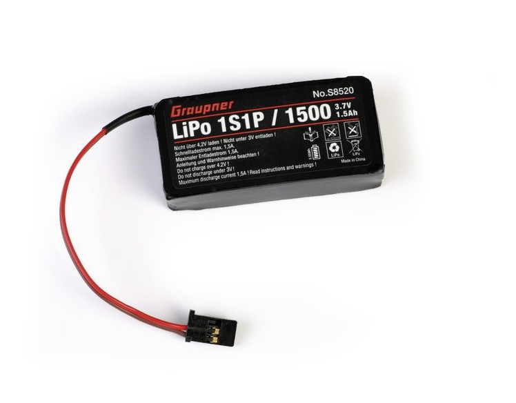 Vysielačové LiPo 1S/1500 3,7V pre MZ-12 sériu [S8520]