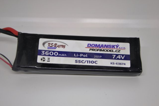 Profimodel Li-Pol batéria 3600mAh 7,4V 55/110C KS-E3674