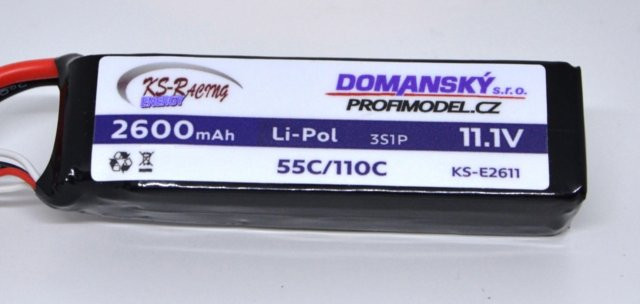 Profimodel Li-Po batéria 2600mAh / 11,1V / 55/110C KS-E2611