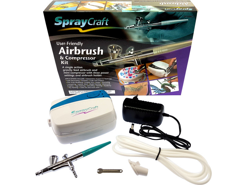 Shesto Spraycraft Airbrush SP30KC s kompresorem - SH-SP30KC - expresní doprava