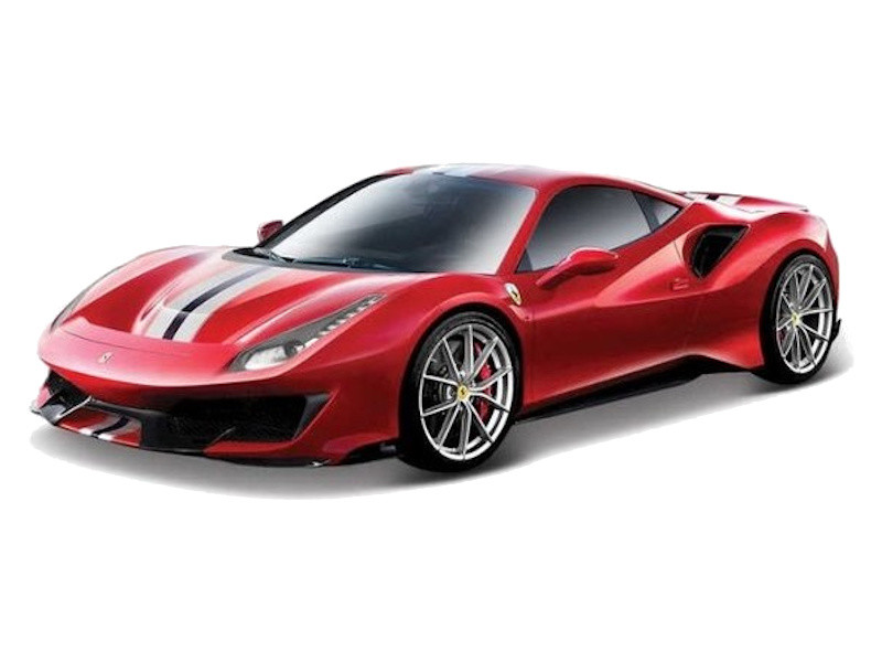 Bburago Ferrari 488 Pista 1:24 červená - BB18-26026 - expresní doprava