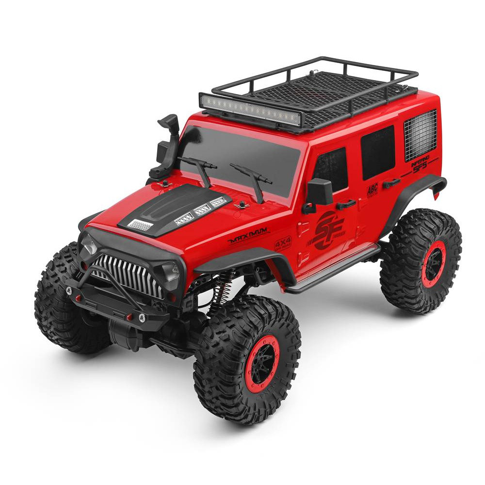 WL Toys s-Idee RC crawler Jeep Wrangler 4WD 1:10 LED osvětlení RTR - 104311 - expresní doprava