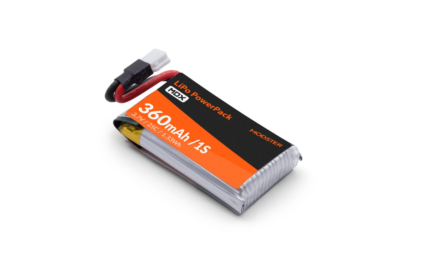 LiPo Single Cell MODSTER MDX Lipo Battery 1S 3.7V Lipo 360mAh for MDX Series - MD10022 - expresní doprava