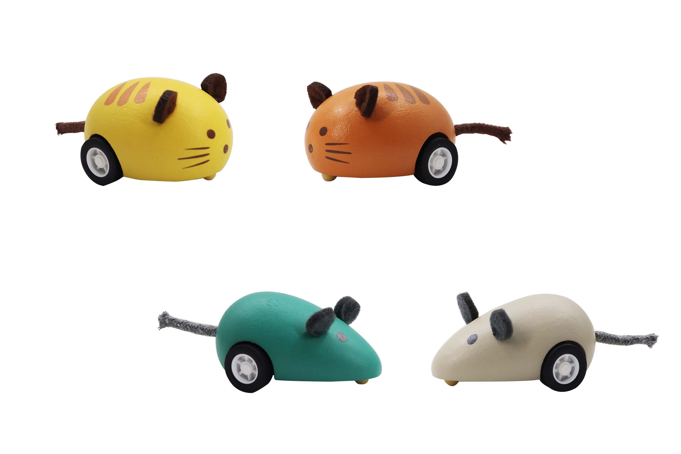 Wiky Zvířátko jezdící dřevěné 10 cm - W038779 - expresní doprava