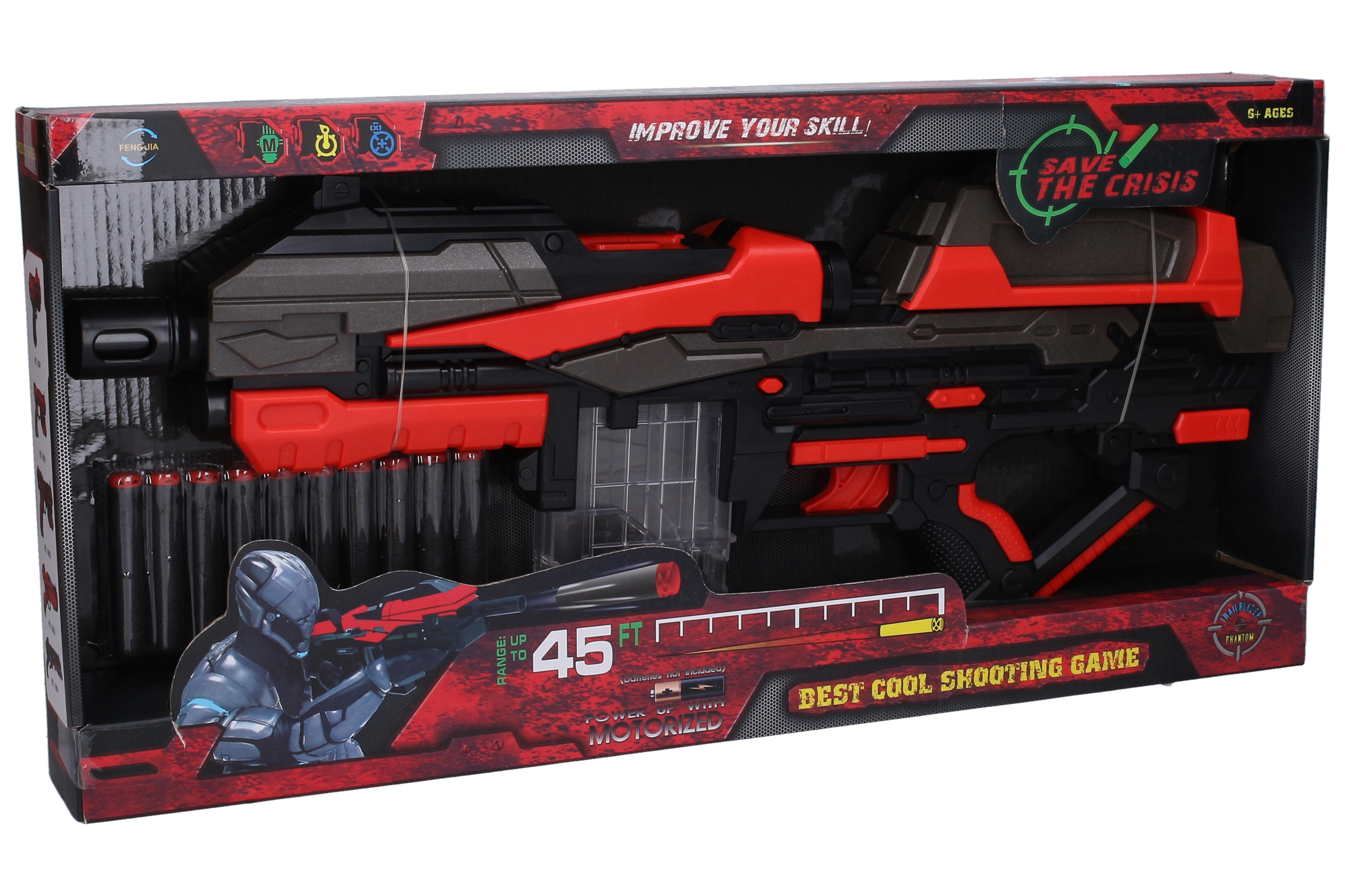 Guľomet s 10 penovými nábojmi 54 cm [W038124]