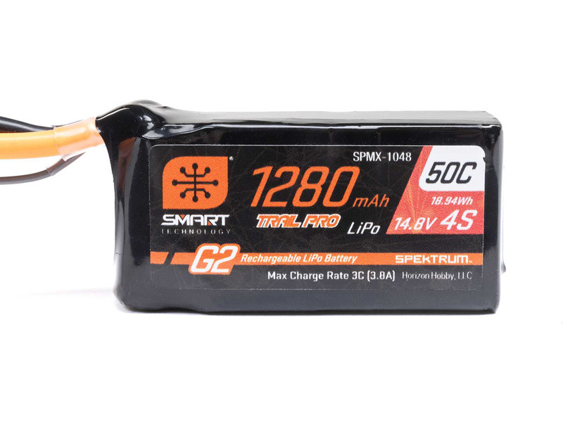 Spektrum Smart G2 Trail Pro LiPo 14.8V 1280mAh 50C IC3 [SPMX-1048]