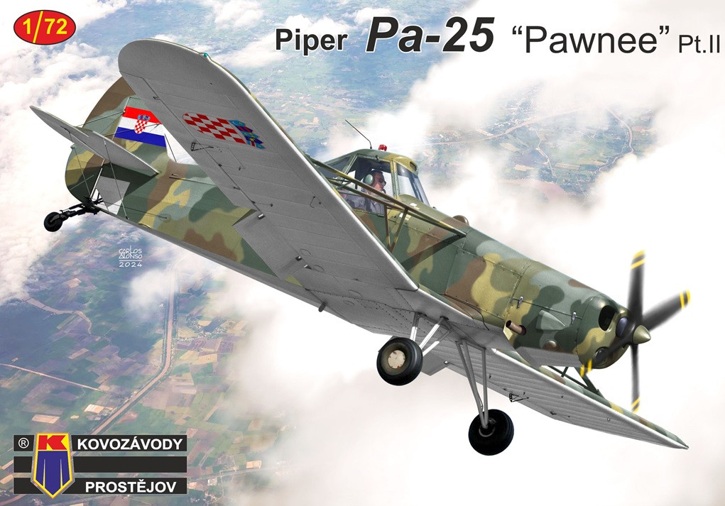 1:72 Kovozávody KPM473 Piper Pa-25"Pawnee" Pt.II 1/72 - 141/KPM473 - expresní doprava