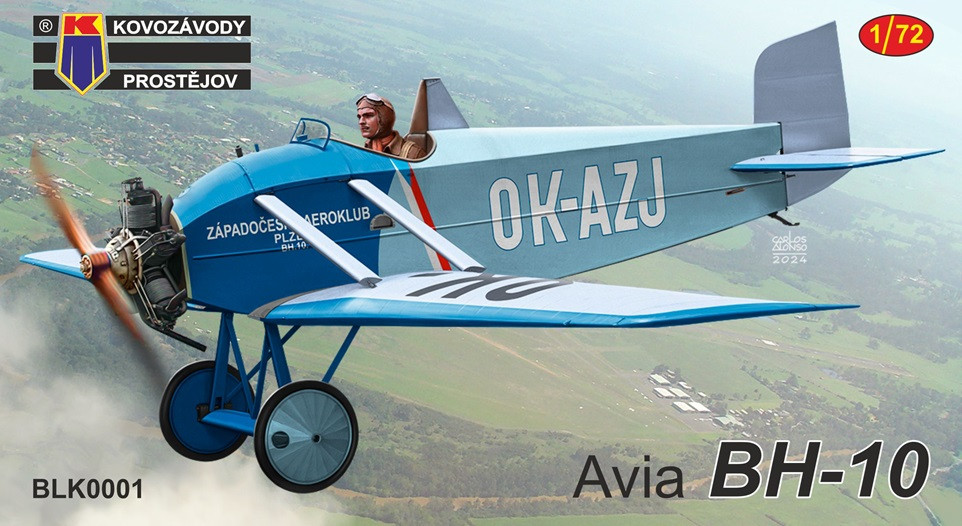 1:72 Kovozávody BLK0001 Avia BH-10 1/72 - 141/BLK0001 - expresní doprava