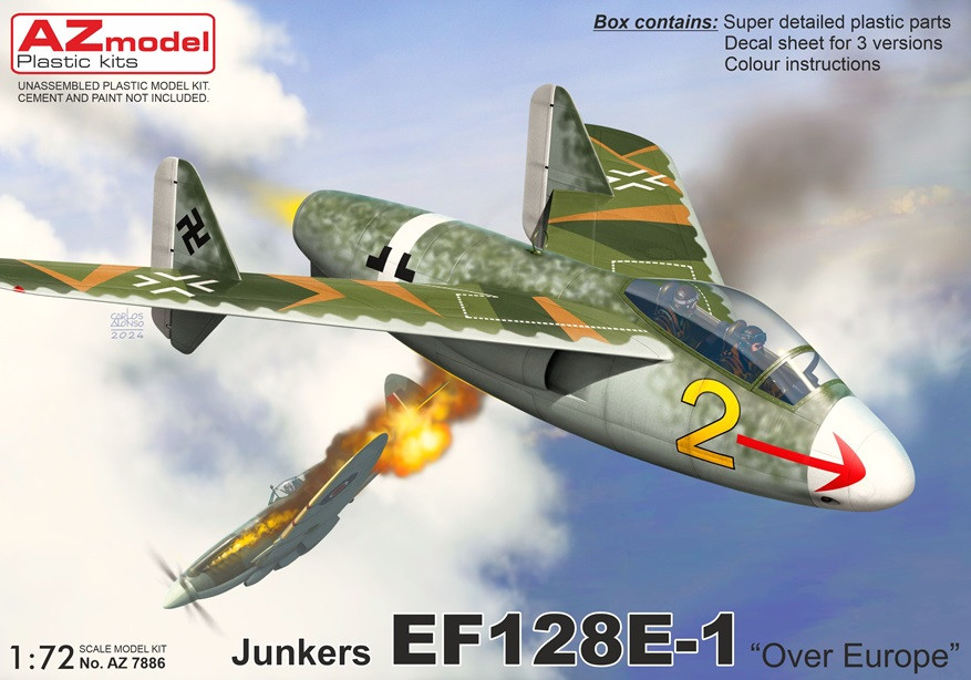 1:72 AZ Model AZ7886 Junkers EF-128E-1 "Over Europe" 1/72 - 141/AZ7886 - expresní doprava