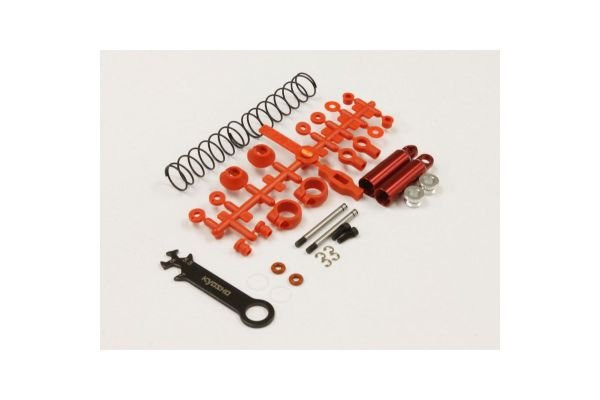 Rear Shock set Kyosho Tomahawk - Red (2) - K.SC223RB - expresní doprava