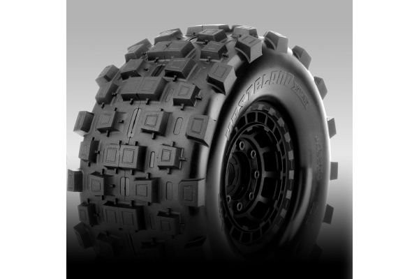 Jetko EX Tyre XMT Wasteland Belted Black Wheel 24mm Xmaxx & Kraton(2) - JK5804CB - expresní doprava