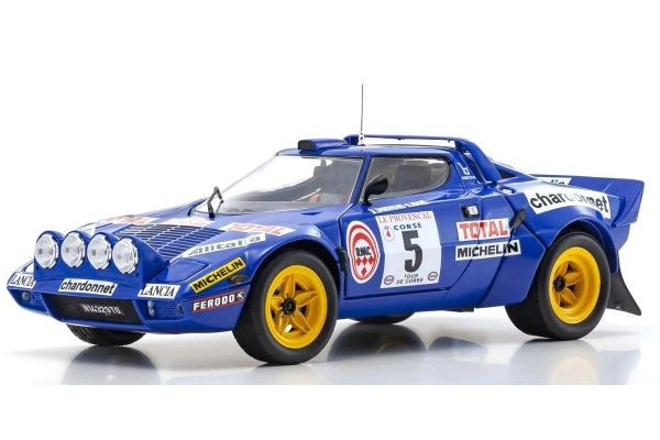 Kyosho 1:18 Lancia Stratos HF B. Darniche Tour de Corse 1976 Nr.5 KS08130C