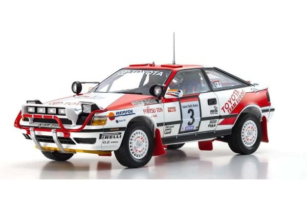 Kyosho 1:18 Toyota Celica GT-Four B. Waldegard Winner Safari 1990 Nr.3 KS08961A