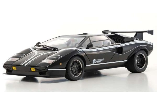 Kyosho 1:12 Lamborghini Countach LP500R 1982 Black - KS08617BK - expresní doprava